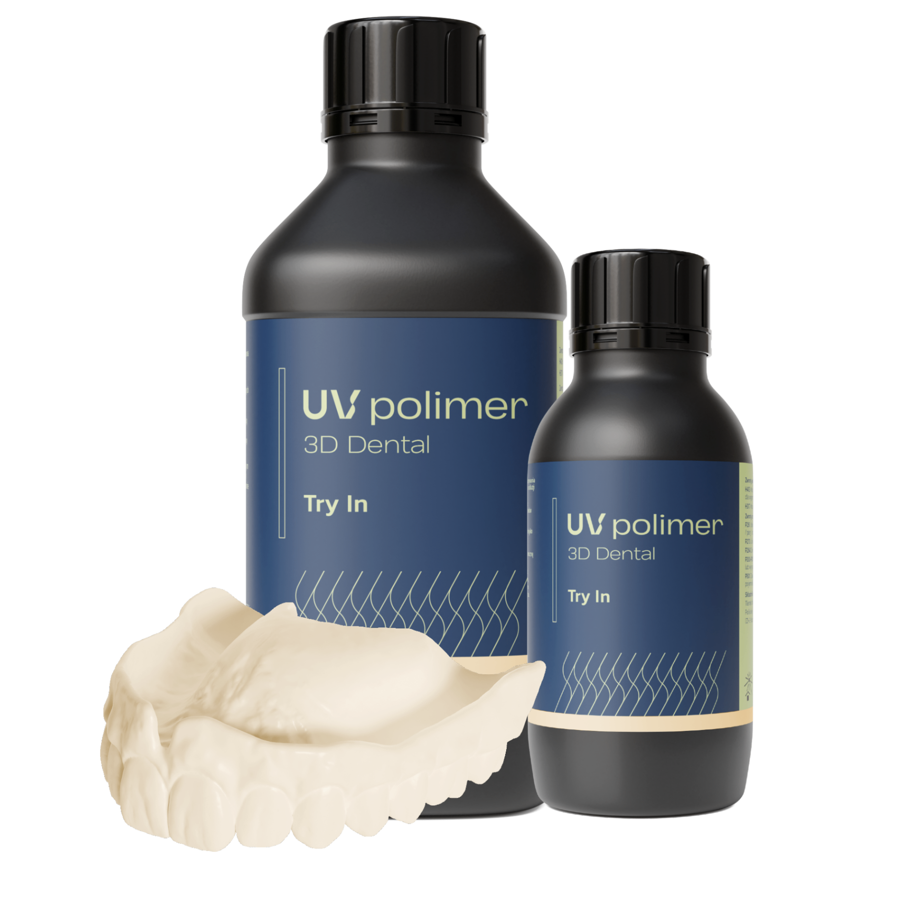UV Polimer Try-In dental print